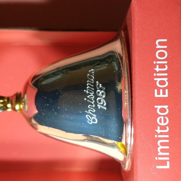 Vintage Hummel Silver Plated Christmas Bell 1987 Limited Edition - Picture 3 of 4